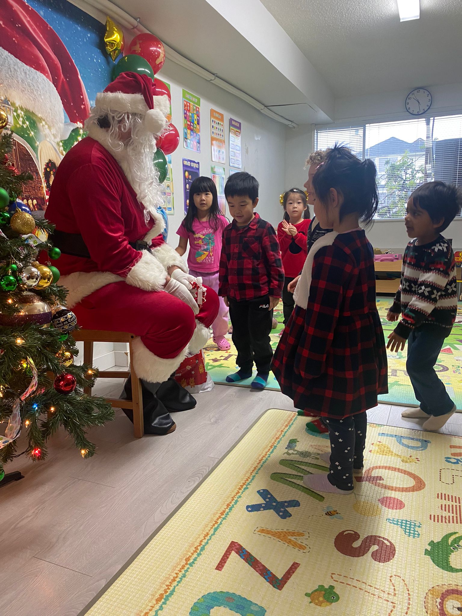 Daycare Santa Visit